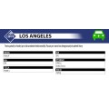 Autopotah LOS ANGELES kožený šedý 1ks
