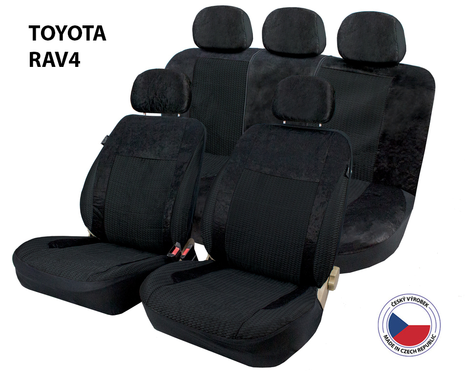 Autopotahy Perfetto AL Toyota RAV4 černá