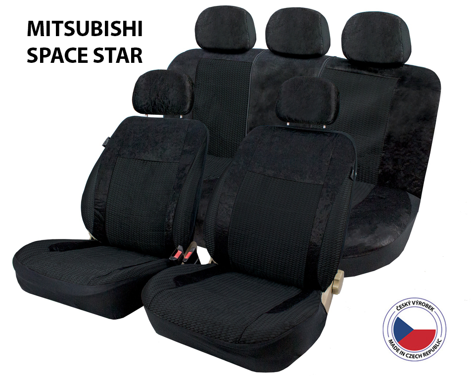 Autopotahy Perfetto AL Mitsubishi Space Star černá