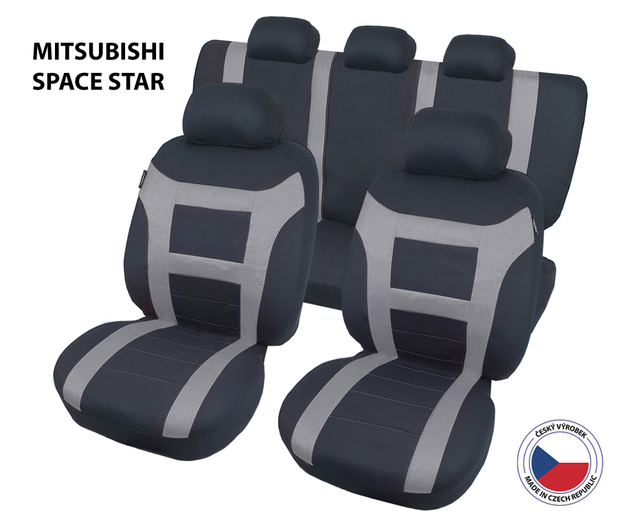 Autopotahy Perfetto EL Mitsubishi Space Star šedá