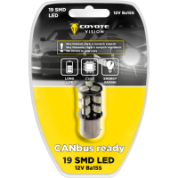 Žárovka 12V LED 19 SMD Ba15S CAN-BUS COYOTE VISION