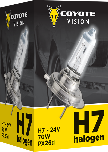 Žárovka 24V H7 70W COYOTE VISION