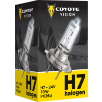 Žárovka 24V H7 70W COYOTE VISION