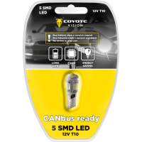 Žárovka 12V LED 5 SMD T10 CAN-BUS COYOTE VISION