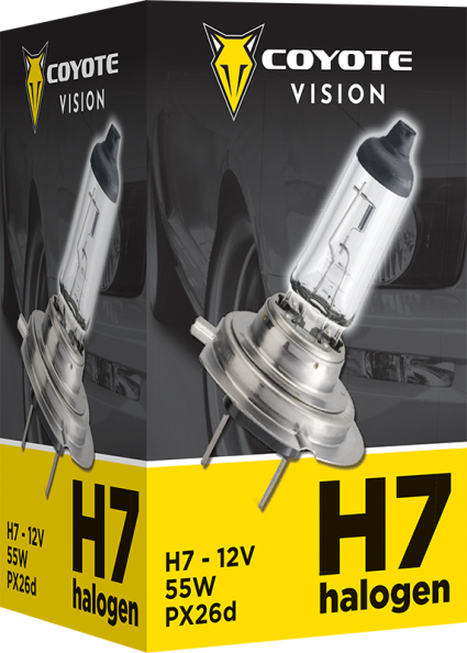 Žárovka 12V H7 55W COYOTE VISION